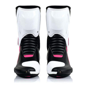 รองเท้าบูทขี่มอเตอร์ไซค์หนังไมโครไฟเบอร์รองเท้าแข่งรถมอเตอร์ไซค์ - Product Image 1