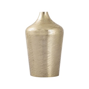 Gold Finishing Wholesale Large Lightweight Customizable Floor Vases Tall Wedding Aluminum Modern Handmade Luxury Christmas Vase - Product Image 1