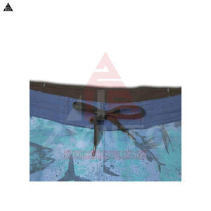 Shorts de malla sublimados con diseño personalizado 2024, transpirables, con cintura elástica y bolsillos, para hombre. - Product Image 6