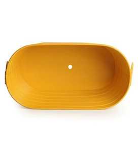 กระป๋องน้ำพลาสติกทรงรีสีเหลืองเคลือบสี - Product Image 1