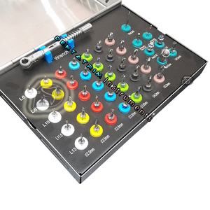 Ensemble de 43 instruments de dentisterie pour implants dentaires avec logo personnalisé forets de chirurgie guidée avec bouchons - Product Image 1