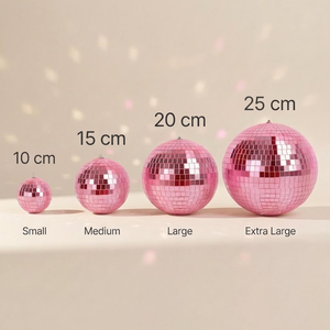 Pink <b>Disco</b> Ball with Real Glass Mirror Tiles Hand Tiled Mirror Sphere Retro Home <b>Decor</b> Aesthetic Room Accent Funky Party - Product Image 3