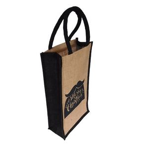 Bolsas de transporte de vino orgánico, bolsas de yute personalizadas, ecológicas, promocional, 100% - Product Image 1