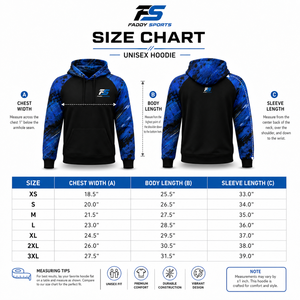 Sweat-shirt de sport personnalisé pour homme, imprimé par sublimation, pull-over respirant pour l'entraînement en salle de sport, vêtements de sport bleu noir streetwear - Product Image 6