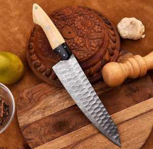 Wholesale Customized High Quality PRESTIGE BLADES OEM/ODM Chef's <b>Knives</b> Damascus Steel Ambidextrous Dishwasher <b>Safe</b> Modern - Product Image 5