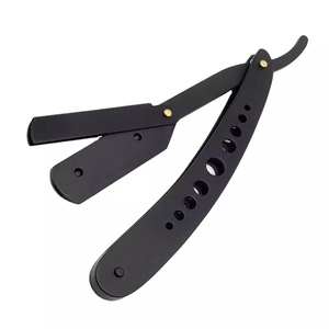 Disposable <b>Single</b> <b>Blade</b> Stainless Steel <b>Razor</b> with Plastic Handle for Men's Barber Shop Use Multi-Use Areas - Product Image 1
