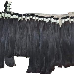 Cheveux humains brésiliens de qualité supérieure 100% Remy vietnamien, prix de gros, approvisionnement en vrac, 2021 - Product Image 4