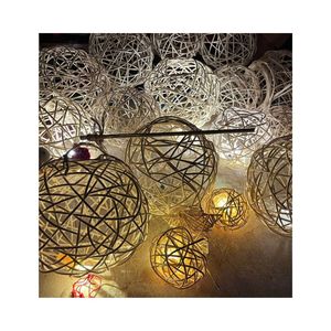 ลูกบอลหวายธรรมชาติ 99 โกลด์ ดาต้า เอลล่า ทนทาน สวยงาม ทำด้วยมือ เป็นมิตรกับสิ่งแวดล้อม ของตกแต่งบ้านน่ารัก มีหลายขนาด - Product Image 1