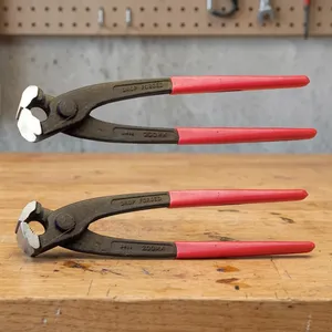 Coupe-fil robuste de haute qualité 6 \ "7 \" 8 \ "Drop Forged Carbon Steel PVC Handle Top Cutter Plier Hand Tool OEM Personnalisable - Product Image 3
