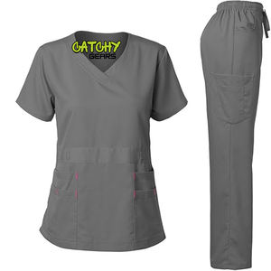 Ensemble d'uniformes professionnels pour hôpitaux – Tenues médicales respirantes et durables pour infirmières et médecins avec poches – Offre de fournisseur en gros - Product Image 2