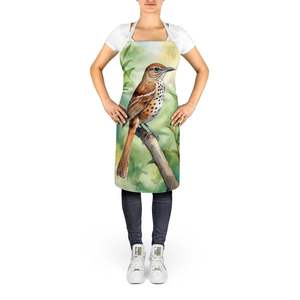 Georgia Brown Thrasher Unisex Large Multicolor <b>Cooking</b> <b>Apron</b> <b>for</b> Kitchen Baking Crafts Gardening <b>for</b> Adults Both Men Women - Product Image 2