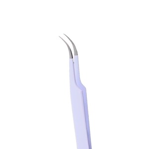 FLAVIO MEDICOS Eyelash Extension Tweezers Set Stainless Steel Smooth/<b>Toothed</b>/Serrated Tips 10mm Length Straight Curved Tweezers - Product Image 6