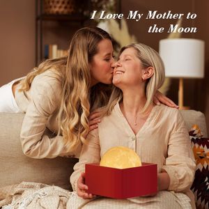 Humidificador de lámpara de Luna LED 3D recargable por USB, soporte de luz nocturna de 880ml, difusor de aromaterapia para dormitorio, decoración del hogar, regalo de cumpleaños - Product Image 5