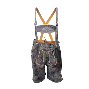 Traje Bávaro Tradicional de Cuero de Ante Genuino de Alta Calidad, Corto, Informal, Sin Tejido, para Oktoberfest, Hecho a Medida, Envío Rápido - Product Image 2