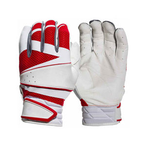 ถุงมือตีเบสบอลหนังแพะคุณภาพพรีเมียม พร้อมแถบปิดแบบตีนตุ๊กแก - Product Image 1