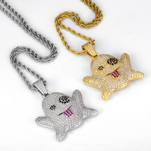 Colgante de Moissanita de Plata 925 de Alta Calidad Personalizado, Joyería Hip Hop, Collar con Incrustaciones de Diamantes, Colgante de Moda Chapado en Oro GRA - Product Image 5