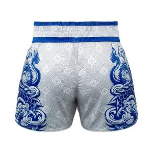 Pantalones Cortos de Muay Thai para Hombre, Estampado de Pantera Satinado, Cintura Elástica, para Entrenamiento de Gimnasio, Kickboxing, Ligeros y Coloridos - Product Image 5