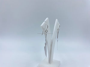 El mejor precio para pendientes de plata pura blanca clásica inspirada en Boho, joyería colgante fina chapada en oro única, regalo de fiesta de boda para - Product Image 2