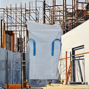 Sac FIBC circulaire en polypropylène tissé pour le stockage en vrac de terreau, de compost et de déchets de jardin - Product Image 4