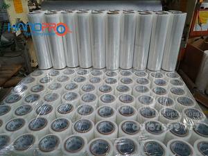 100% <b>Raw</b> <b>Material</b> 20 Microns Stretch Film Shrink Wrap Plastic Roll Plastic Stretch Film From Vietnam - Product Image 2