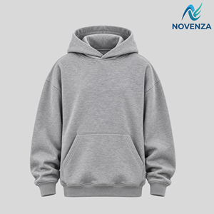 เสื้อฮู้ดซิปคู่สำหรับผู้หญิง สไตล์ลำลอง ซิปยาว ผ้าฝ้าย 100% ไม่หดตัว สีสันตามสั่ง แฟชั่นสตรีท โดย Novenza - Product Image 1