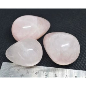 Vente en gros de pierres naturelles en cristal de quartz rose Oeuf Petite taille Reiki Roches Minéraux AGATE Pierre précieuse Rose Jade Coeur Motif Chakra - Product Image 1