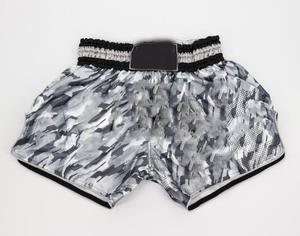 Pantalones Cortos de Muay Thai de Alta Calidad, Hechos a Medida en Fábrica, para Kickboxing, 100% Poliéster, Sólidos, Antiarrugas, Estilo Vintage - Product Image 4