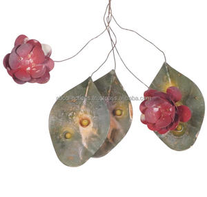 Ornements de Noël suspendus en tôle de fer artificielle ignifuge pour la décoration de la maison de vacances, boules de Noël festives, forme personnalisée - Product Image 1