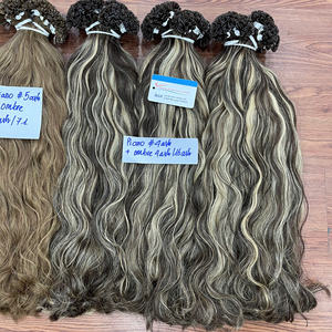 Producto de Primera Calidad, Cabello Humano Vietnamita 100% Natural, Extensiones de Cabello con Punta de Queratina, Muy Alta Calidad, Color Personalizable, Venta al Por Mayor - Product Image 2