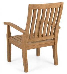 Wholesale Solid <b>Teak</b> Wood Outdoor Garden Armchair Durable Weather Resistant Wooden Patio Dining <b>Chair</b> For Hotel Project - Product Image 5