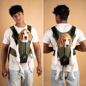 Adjustable Front Dog Backpacks (M) OEM ODM Custom Logo Breathable Portable <b>Hands</b>-<b>Free</b> Pet Carrier Direct Manufacturer - Product Image 5