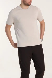 เสื้อถักแขนสั้นคอกลมสีแดงสำหรับผู้ชาย EVER GLOW ผลิตจากวิสโคส/คอตตอน สวมใส่สบาย ระบายอากาศได้ดี เป็นมิตรกับสิ่งแวดล้อม ป้องกันรอยยับ ด้านหน้าเรียบ - Product Image 2