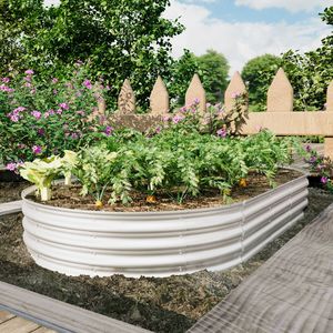 Kit per Orto Rialzato 8x4x1ft in Acciaio Zincato Resistente, Fioriera per Verdure, Fiori ed Erbe da Esterno, Vasi e Fioriere - Product Image 5