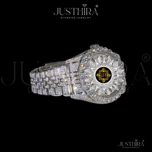 Wholesale Supply Stylish Moissanite Diamond Watch for Women Luxury Fashion <b>Wristwatch</b> with Sparkling Available At Best Price - Product Image 3