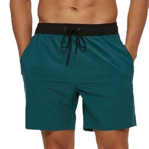 Shorts décontractés pour hommes 2026, style urbain, en toile, fabriqués au Pakistan, coupe-vent, avec cordon de serrage, taille haute, couleur unie - Product Image 5