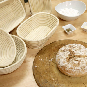 Meilleure Offre Panier à Pain en Rotin Fait Main Naturel avec Doublure pour la Fermentation de la Pâte à la Levure, Idéal pour la Cuisson à la Maison - Product Image 6