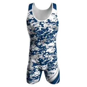 Canotta da Wrestling body uomo supporto atletico canotta senza maniche traspirante confortevole traspirante modificata