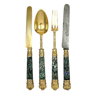 Stylish Luxury Stainless Steel Metal Cutlery Set With Smooth Surface For Hotel Restaurant And Home <b>Kitchen</b> - Product Image 1
