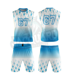 Qualité supérieure, prix raisonnable, ensemble complet d'uniformes de flag football, couleurs et logos personnalisés, séchage rapide, respirant, léger - Product Image 3