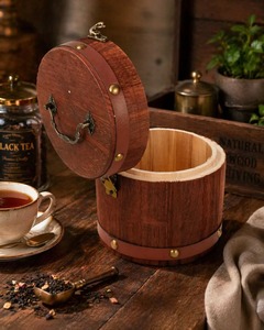 Pot de rangement en bois le plus vendu pour les cornichons faits maison ou les épices et les ingrédients traditionnels indiens, disponible au meilleur prix - Product Image 5