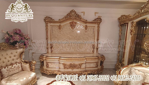 DST Export หน่วยผนังทีวีที่ทันสมัยสำหรับห้องนั่งเล่นหน่วยออกแบบผนังหรูหราสำหรับห้องทีวีห้องทีวีที่ทันสมัยตู้โชว์ชุดเฟอร์นิเจอร์ - Product Image 6