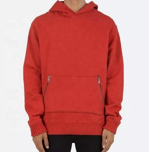 Punchin Sports surdimensionné hommes sweat-shirt avec poche zippée Logo personnalisé en gros pas cher hiver à capuche plaine teint Technique - Product Image 1