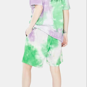 Pantalones de Yoga a Rayas Tie Dye sin Costuras, Pantalones Cortos Deportivos de Cintura Alta para Mujer, para Ejercicio al Aire Libre, Fitness, Pantalones Cortos Deportivos para Mujer - Product Image 4