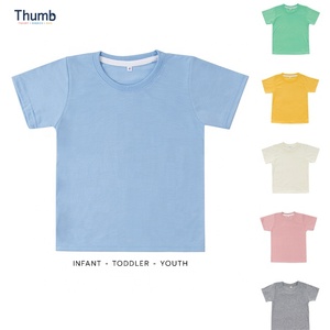 Quần Áo Trẻ Em Loại Cao Cấp Áo Thun Trẻ Em Vải Polyester Mềm Mại Nhanh Khô Và Thoáng Khí Nhiều Màu Cho Trẻ Em Sản Xuất Tại Thái Lan - Product Image 1
