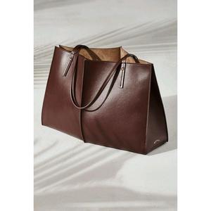 Brown Color Luxury Handbags Fashionable Women's Shopping Purse Custom Branded Handmade Leather <b>Bags</b> For Ladies Accessories - Product Image 6