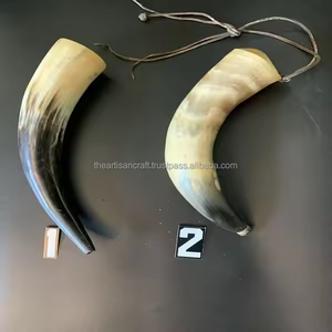 Viking Blow Horn Son profond Poli 15 ''à 18'' Ox Horn Battle Horn War Trompette Instruments de musique - Product Image 4