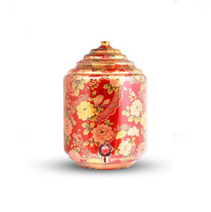 Dispensador de agua de cobre 100%, olla de agua impresa para el hogar, jardín y hotel, diseño elegante y estampado para la venta - Product Image 5