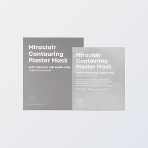 แผ่นมาส์กหน้า Miraclair Contouring Plaster Mask แพ็ค 5 แผ่น ผลิตในเกาหลี สีขาว ไนอะซินาไมด์ สมุนไพร - Product Image 6