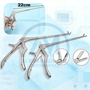 Al Mida Healthcare AMHC-R-12 Straight Neurosurgical Forceps 22cm <b>Bite</b> Width 2.0mm Manual Surgical Clamp CE Certified Instrument - Product Image 3