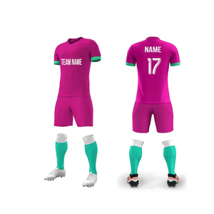 Ensemble de maillots de football très vendus pour adultes unisexes, manches courtes, 100% polyester, respirant, anti-transpiration, antibactérien, anti-UV - Product Image 3